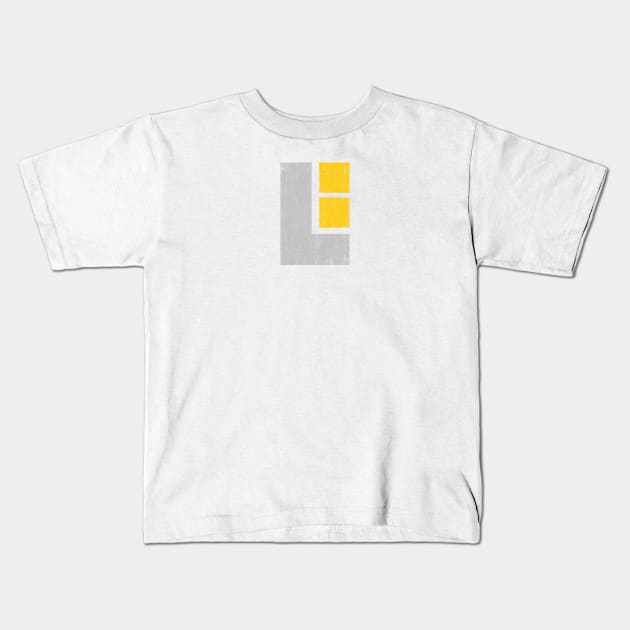 Lunar Industries - MOON (Variant) Kids T-Shirt by huckblade